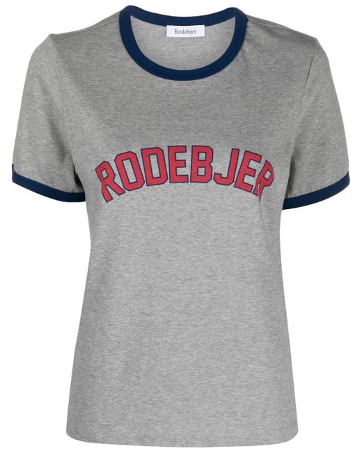 Rodebjer logo-print cotton T-shirt