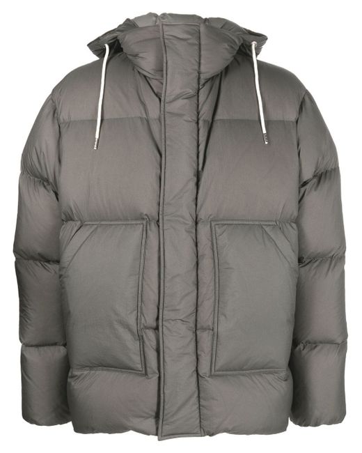 There Was One quilted-finish puffer jacket