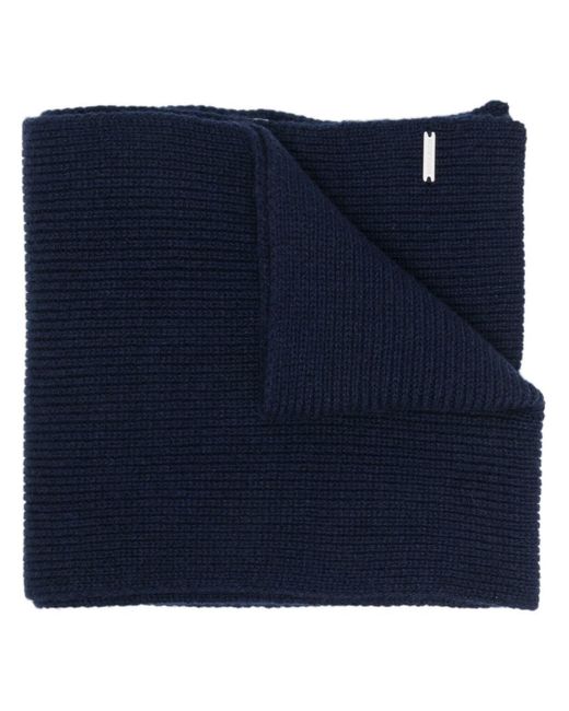 Woolrich cashmere ribbed scarf