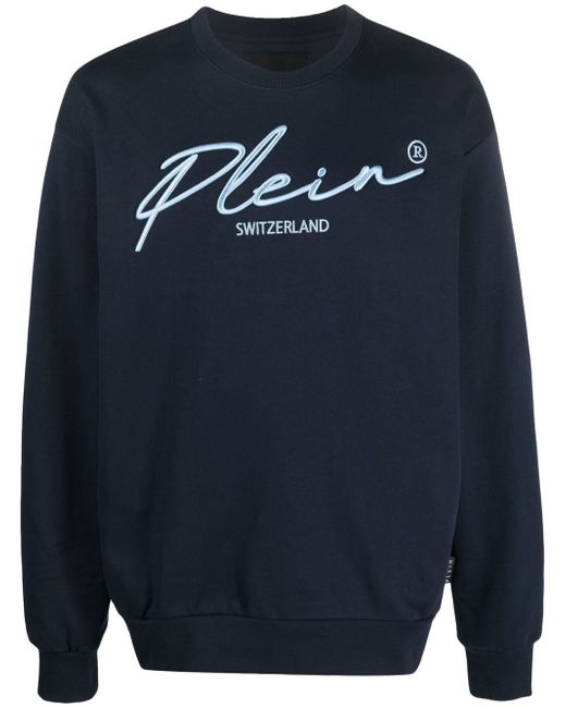 Philipp Plein logo crew-neck sweatshirt