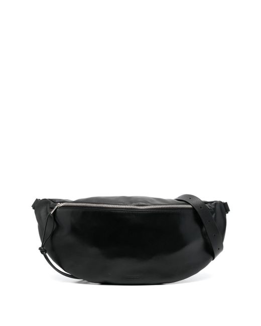 Jil Sander debossed-logo leather belt bag