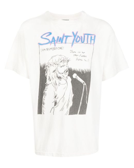 Saint Mxxxxxx graphic-print short-sleeve T-shirt