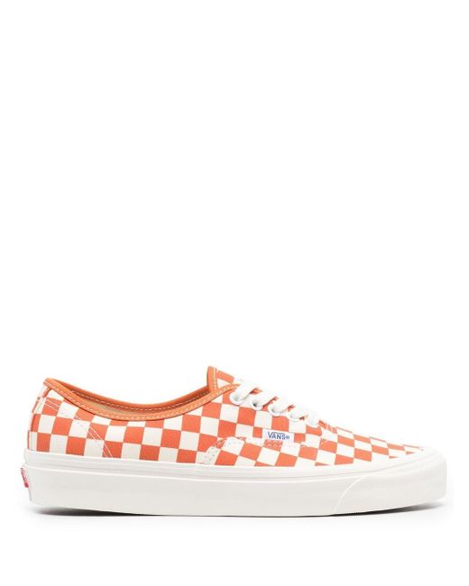 Vans check-print lace-up sneakers