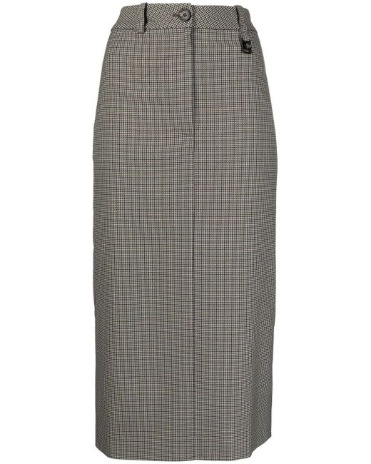 Low Classic checked pencil skirt