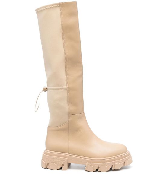 Giaborghini toggle-fastened leather boots
