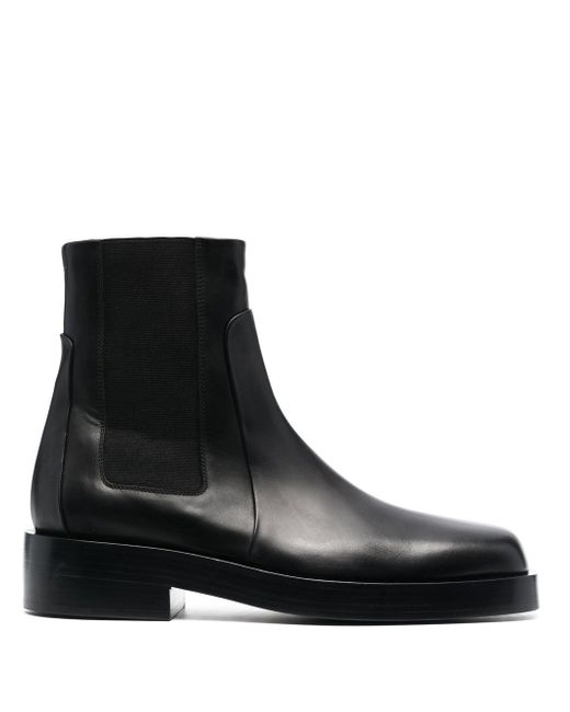 Jil Sander leather Chelsea boots