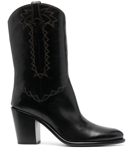Sartore western-style 90mm block-heel boots