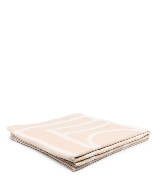 Totême monogram jacquard towel