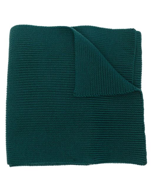 Woolrich ribbed-knit wool scarf