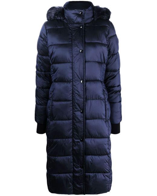 Michael Michael Kors Iridescent belted padded coat