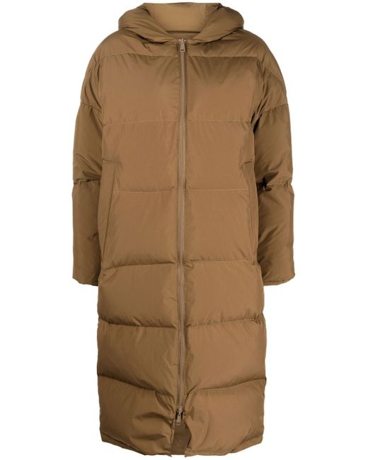 Yves Salomon zipped hooded coat
