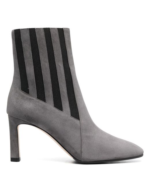 Sergio Rossi two-tone suede ankle boots
