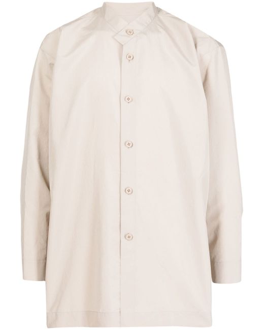 Homme Pliss Issey Miyake Packable long-sleeve shirt