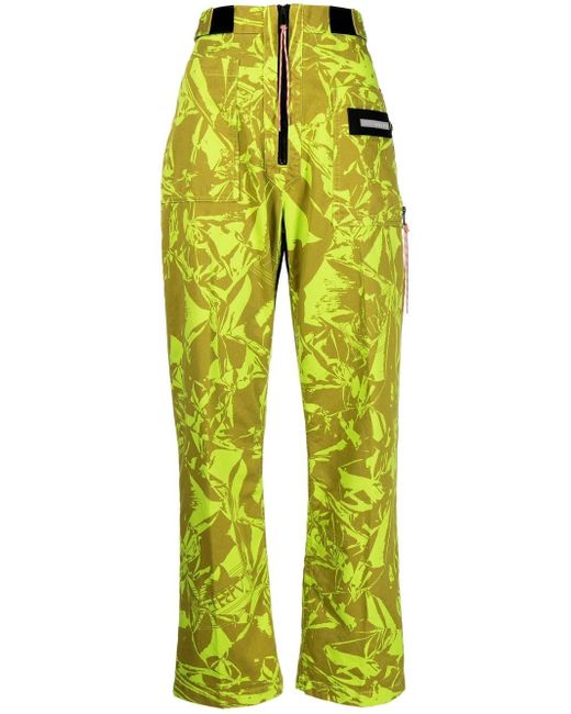 Aries camouflage-print walking trousers