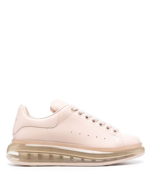 Alexander McQueen leather chunky-sole sneakers