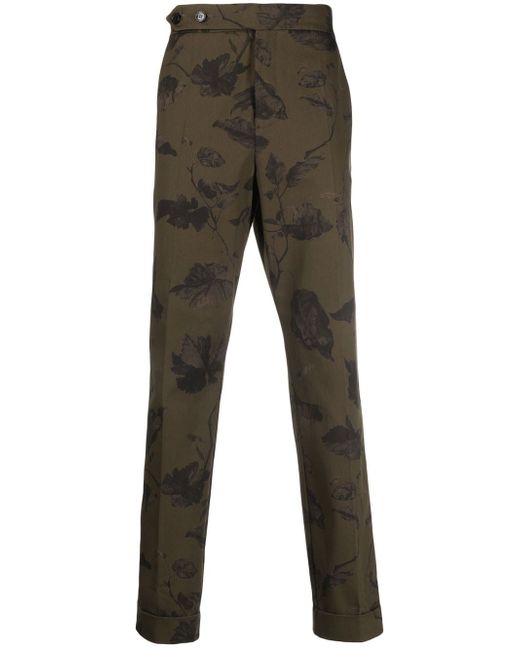 Erdem floral-print tailored trousers