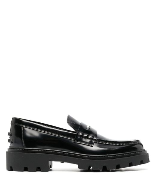 Tod's chunky ridged-sole loafers