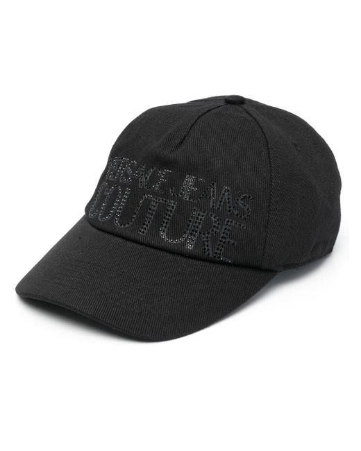 Versace Jeans Couture embellished logo baseball cap