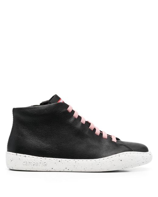Camper high-top leather sneakers