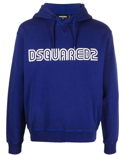 Dsquared2 logo-print detail hoodie