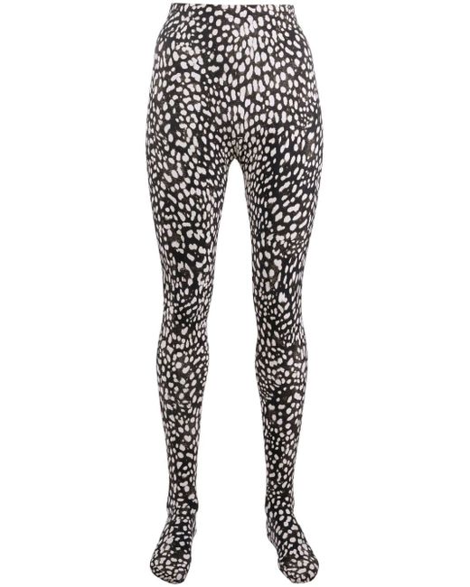 Roberto Cavalli leopard-print high-waisted leggings