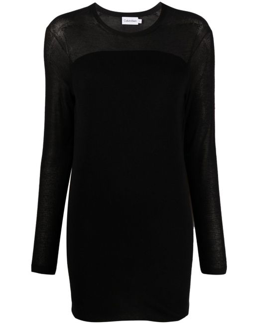 Calvin Klein long-sleeve sweater dress