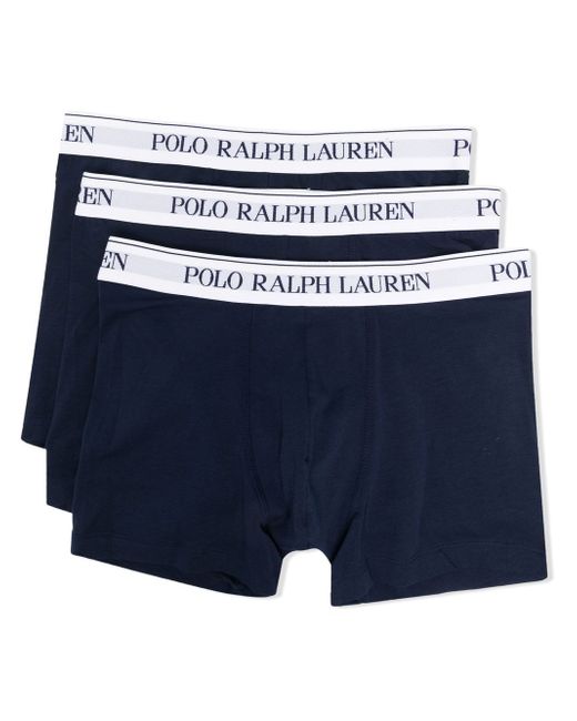 Polo Ralph Lauren logo-waistband boxers set of 3