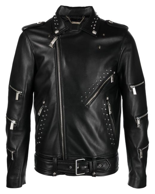 John Richmond studded leather jacket
