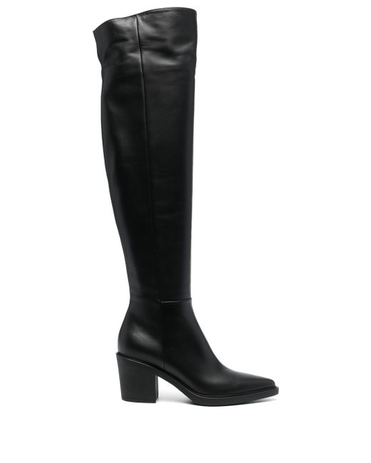 Gianvito Rossi thigh-high pointed boots