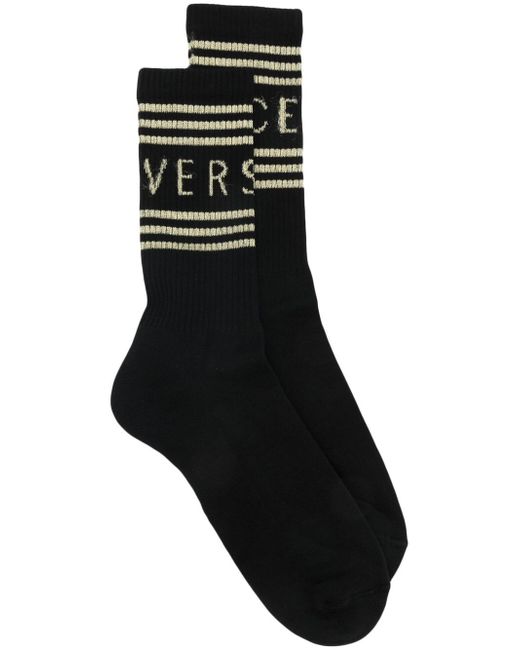Versace intarsia-knit socks