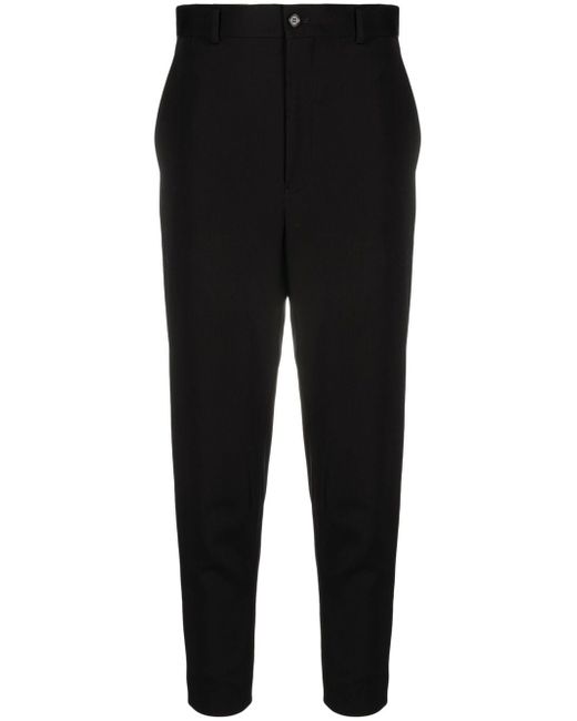 Comme Des Garçons Noir Kei Ninomiya zip-detailing cropped tailored trousers