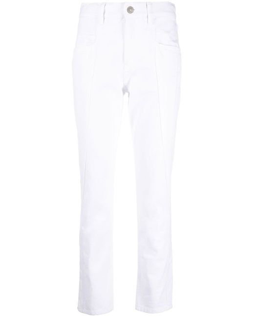 Isabel Marant panelled skinny-cut jeans
