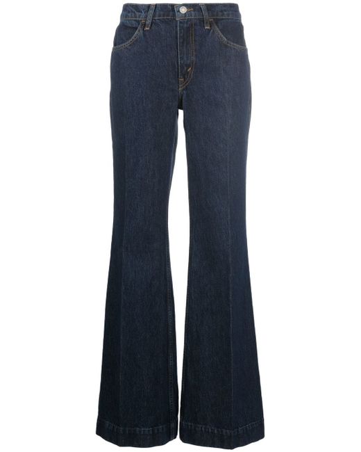 Re/Done 70s low-rise flared jeans