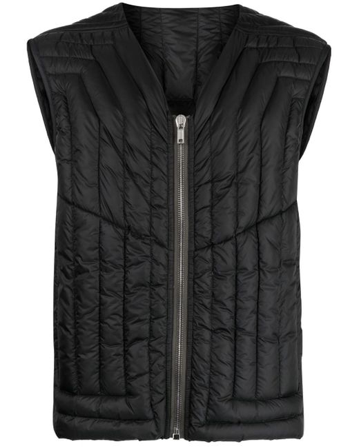 Rick Owens quilted gilet