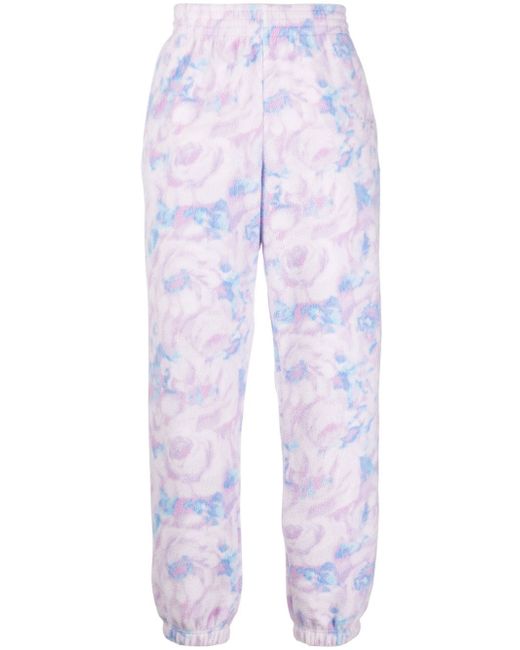 Martine Rose textured floral-print track pants