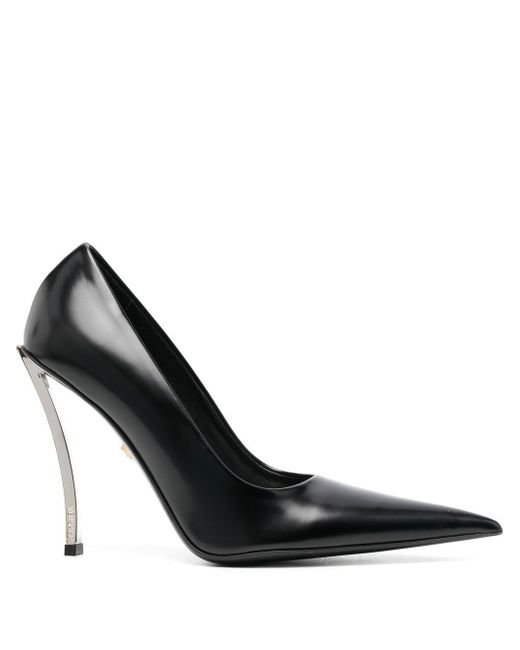 Versace Pin Point leather pumps
