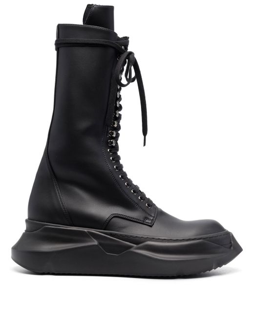 Rick Owens DRKSHDW chunky lace-up leather boots