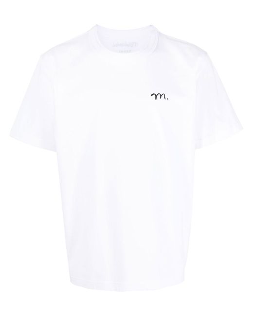 Sacai x Madsaki slogan-print T-shirt