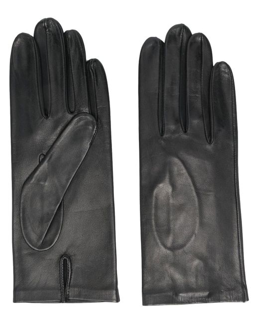 Manokhi tonal-stitching leather gloves
