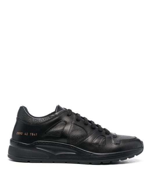 Common Projects Track Technical leather low-top sneakers