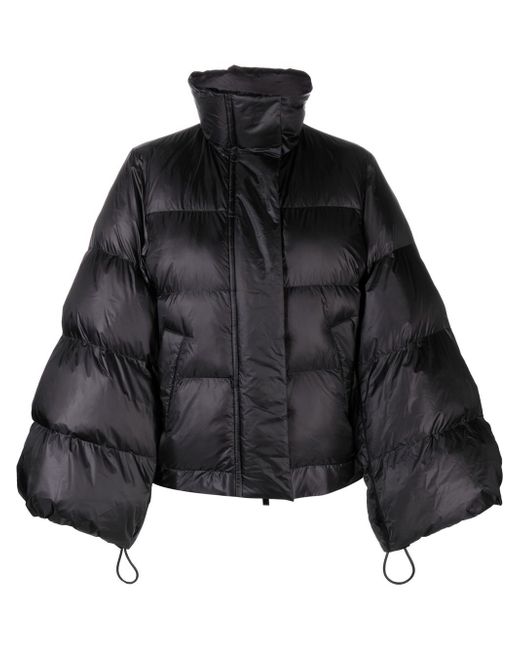 Sacai wide-sleeve puffer jacket