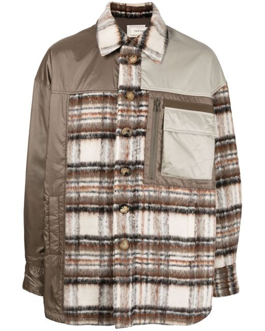 Feng Chen Wang button-up panelled jacket