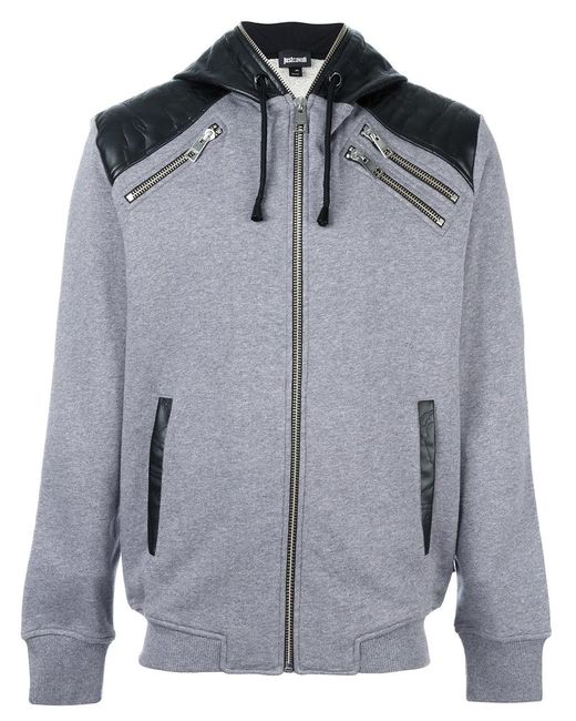 Just Cavalli zip up hoodie Medium Cotton/Polyester/Polyurethane