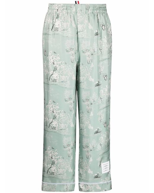 Thom Browne floral-print pyjama trousers