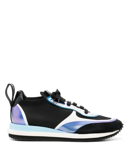 Moschino panelled low-top sneakers