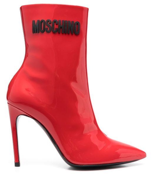 Moschino pointed toe 110mm boots