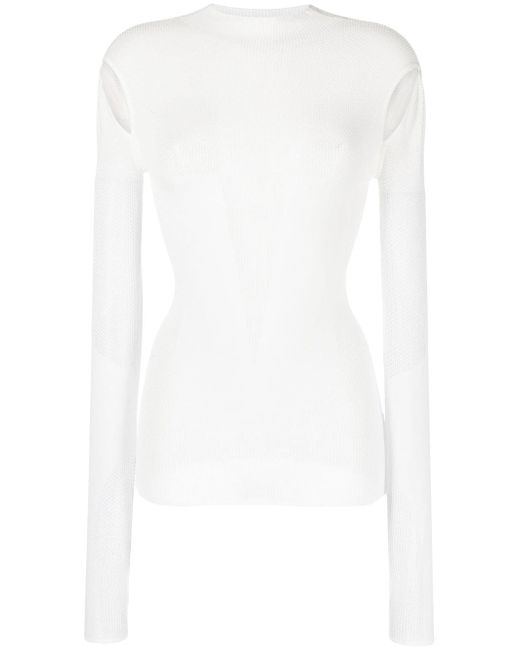 Dion Lee cut-out detail mesh top