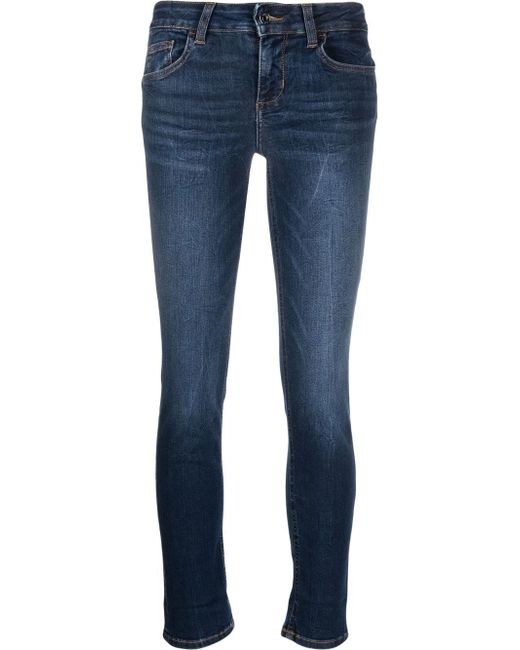 Liu •Jo cropped skinny-cut jeans