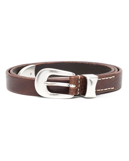 Our Legacy Western leather buckle belt