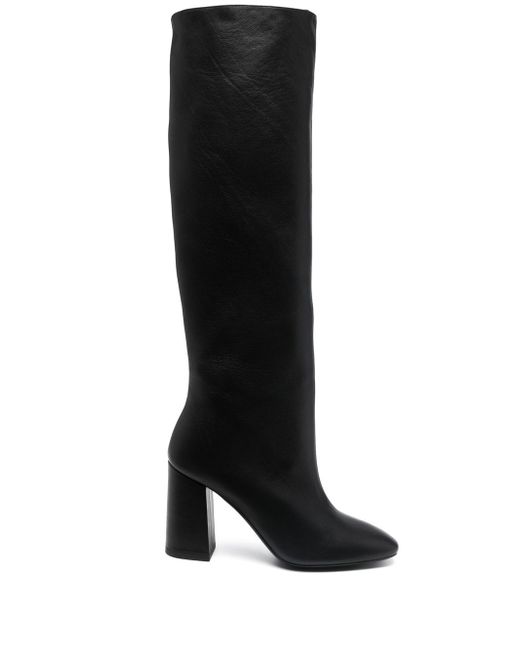 Ermanno Scervino high-heeled leather knee-high boots